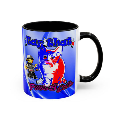 tag that - Accent Mug (blue-white wave)