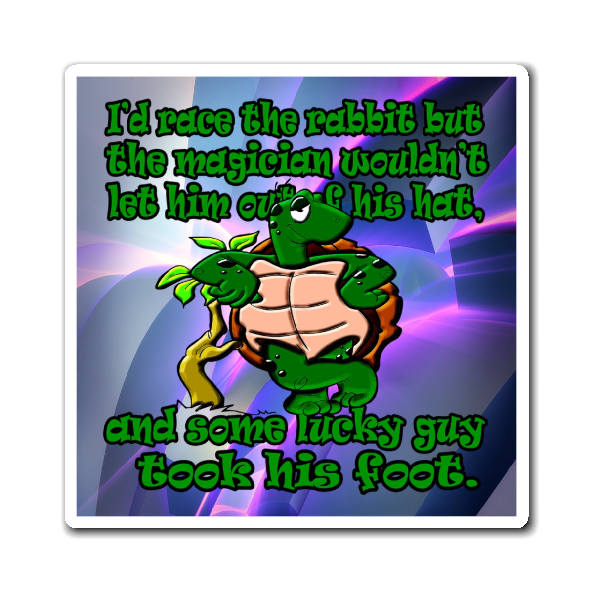 turtle race - Magnets - (grey-pink wave)