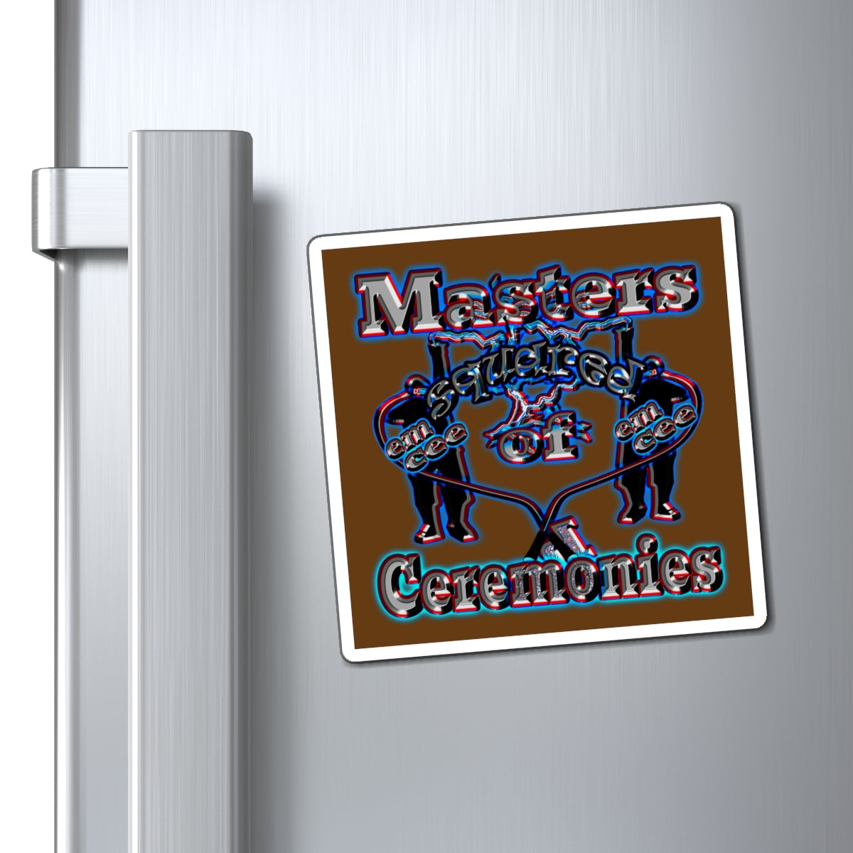 em cee squared - Magnets - (brown)