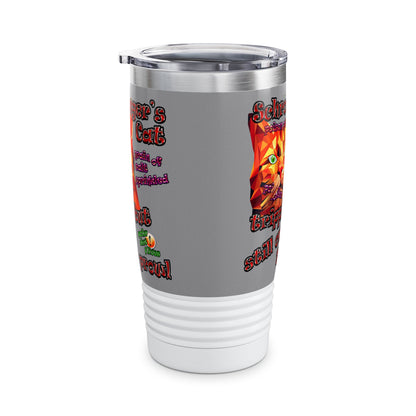 schrodinger's cat - Ringneck Tumbler, 20oz (grey)