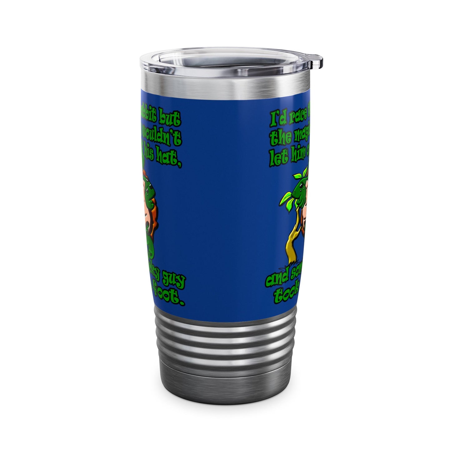 turtle race - Ringneck Tumbler, 20oz (dark blue)