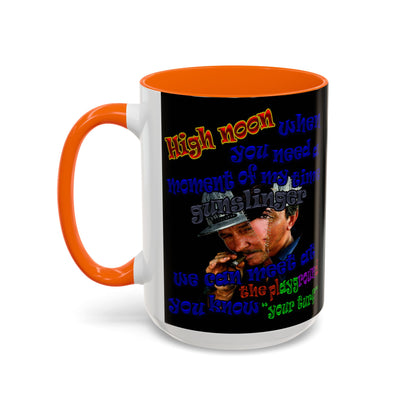 high noon - Accent Mug (black)