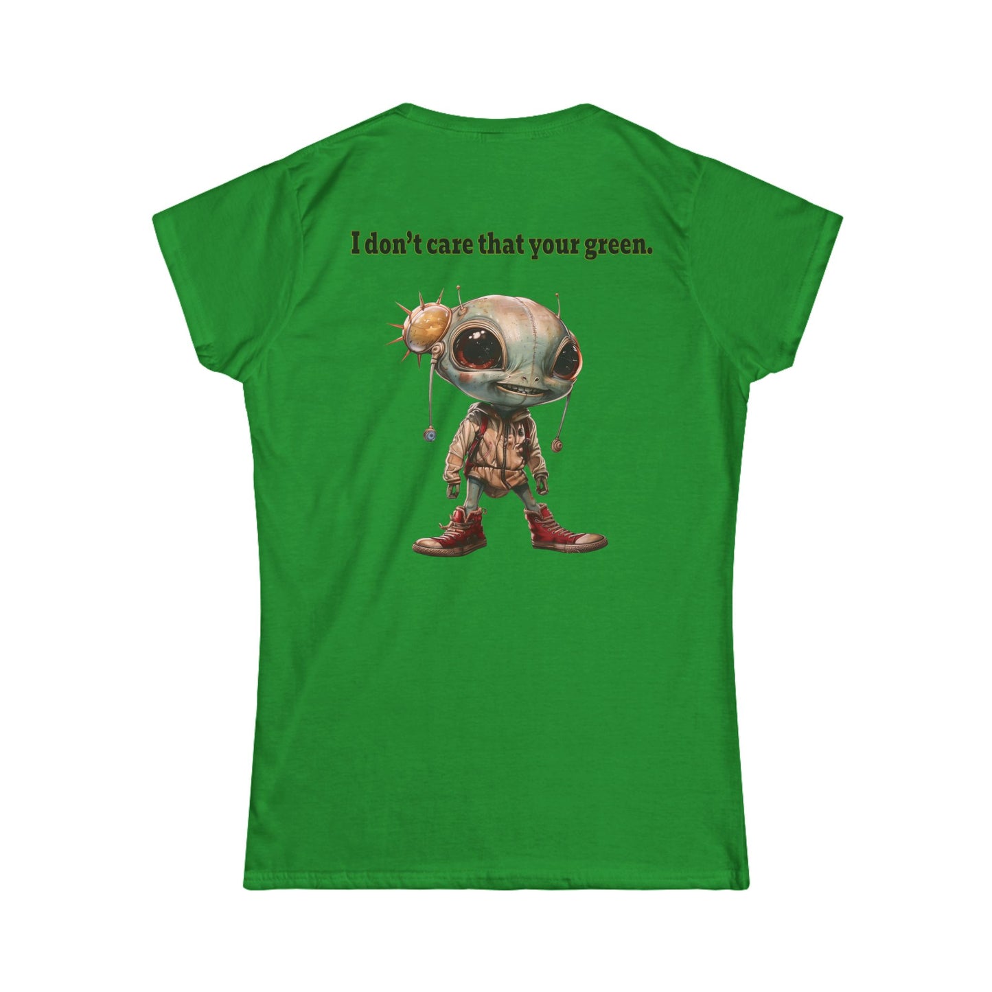 I don't care that your grey - Women's Softstyle Tee