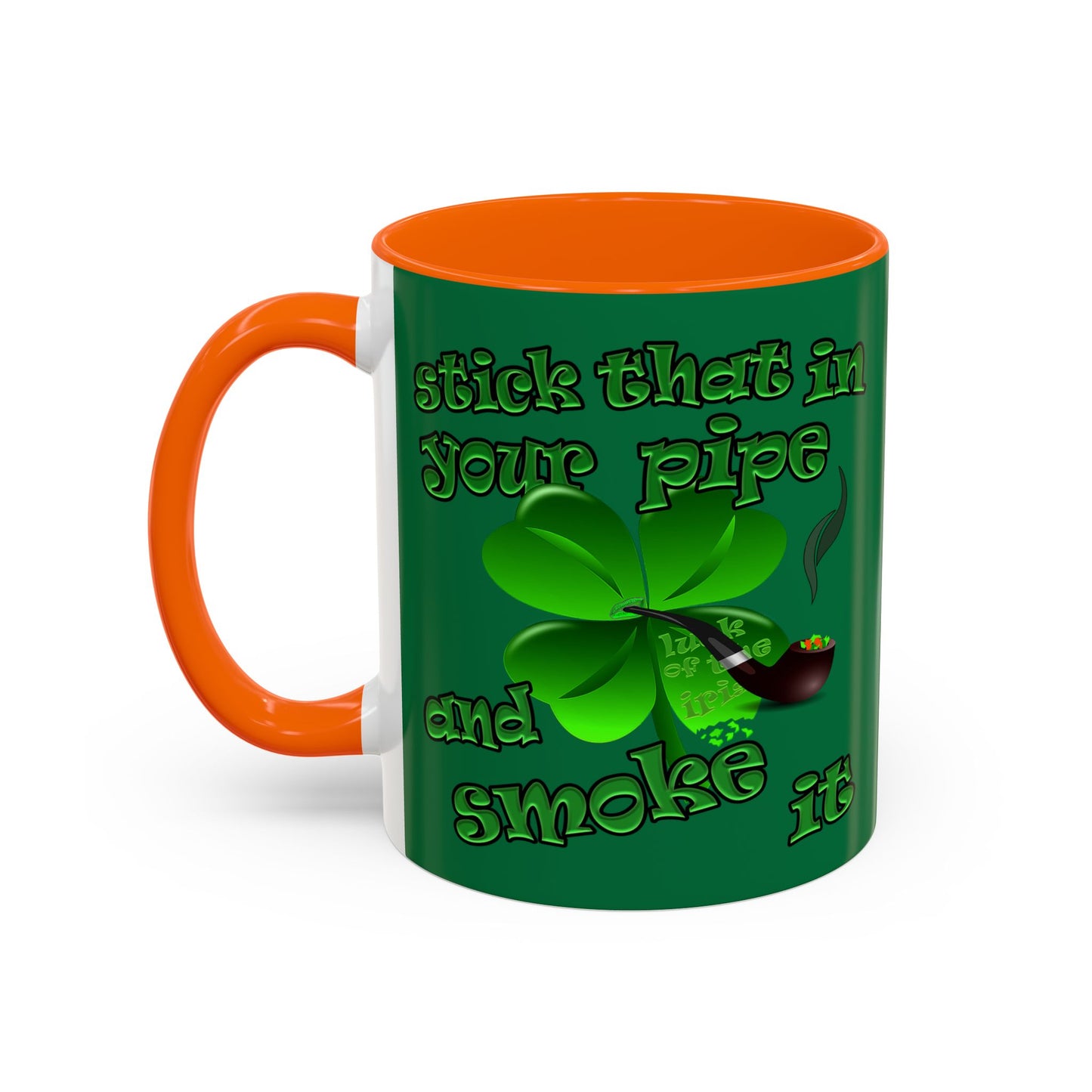 celtics logo - Accent Mug (dark green)