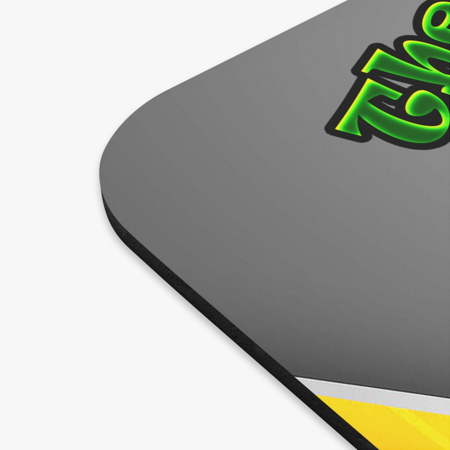 green monster - Mouse Pad (Rectangle) (rainbow split)