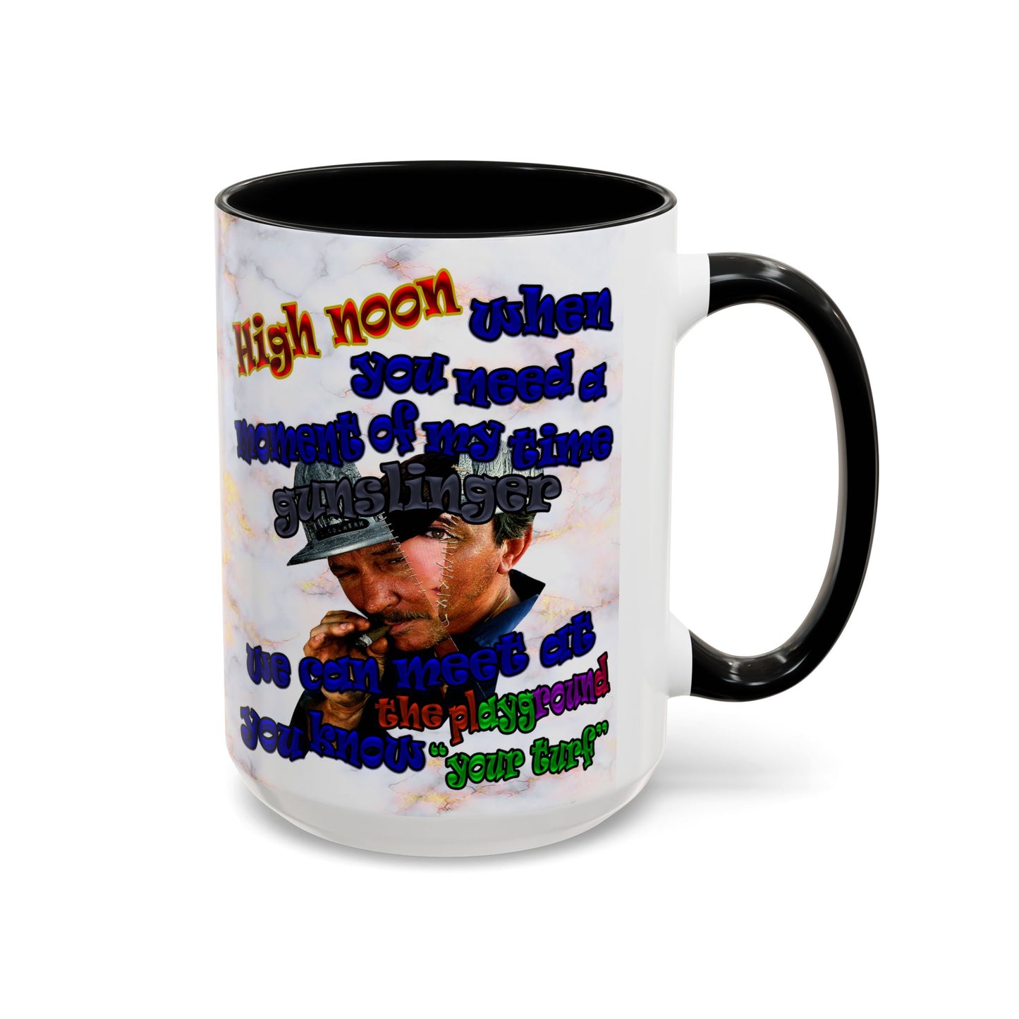 high noon - Accent Mug (white marble)