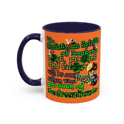 christmas spirits of boston - Accent Mug (crusta)