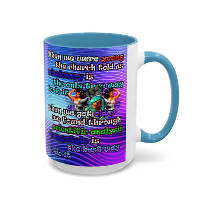doggystyle - Accent Mug (purple wave)