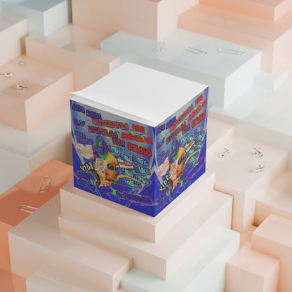 drop the beat - note cube (blue-white wave)