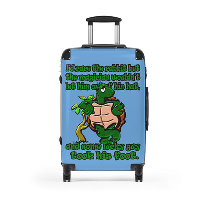 turtle race - Suitcase (light blue)