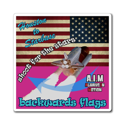 shoot for the stars - Magnets - (pink)