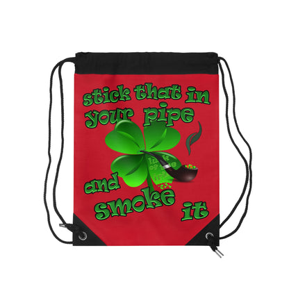 celtics logo - Drawstring Bag (dark red)