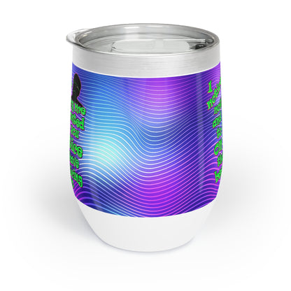 noticed you noticing - Chill Wine Tumbler (purple wave)