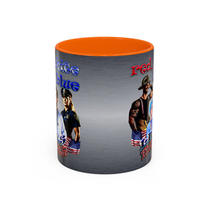rw&b lives matter - Accent Mug (brushed nickel)