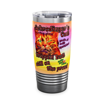 schrodinger's cat - Ringneck Tumbler, 20oz (color blur)