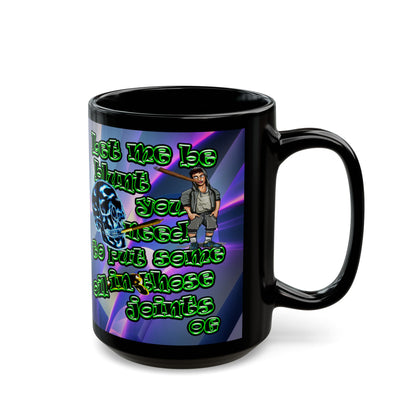 og - Black Mug (grey-pink wave)