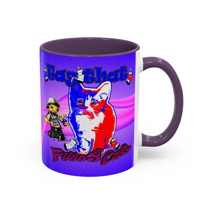 tag that - Accent Mug (purple-pink wave)