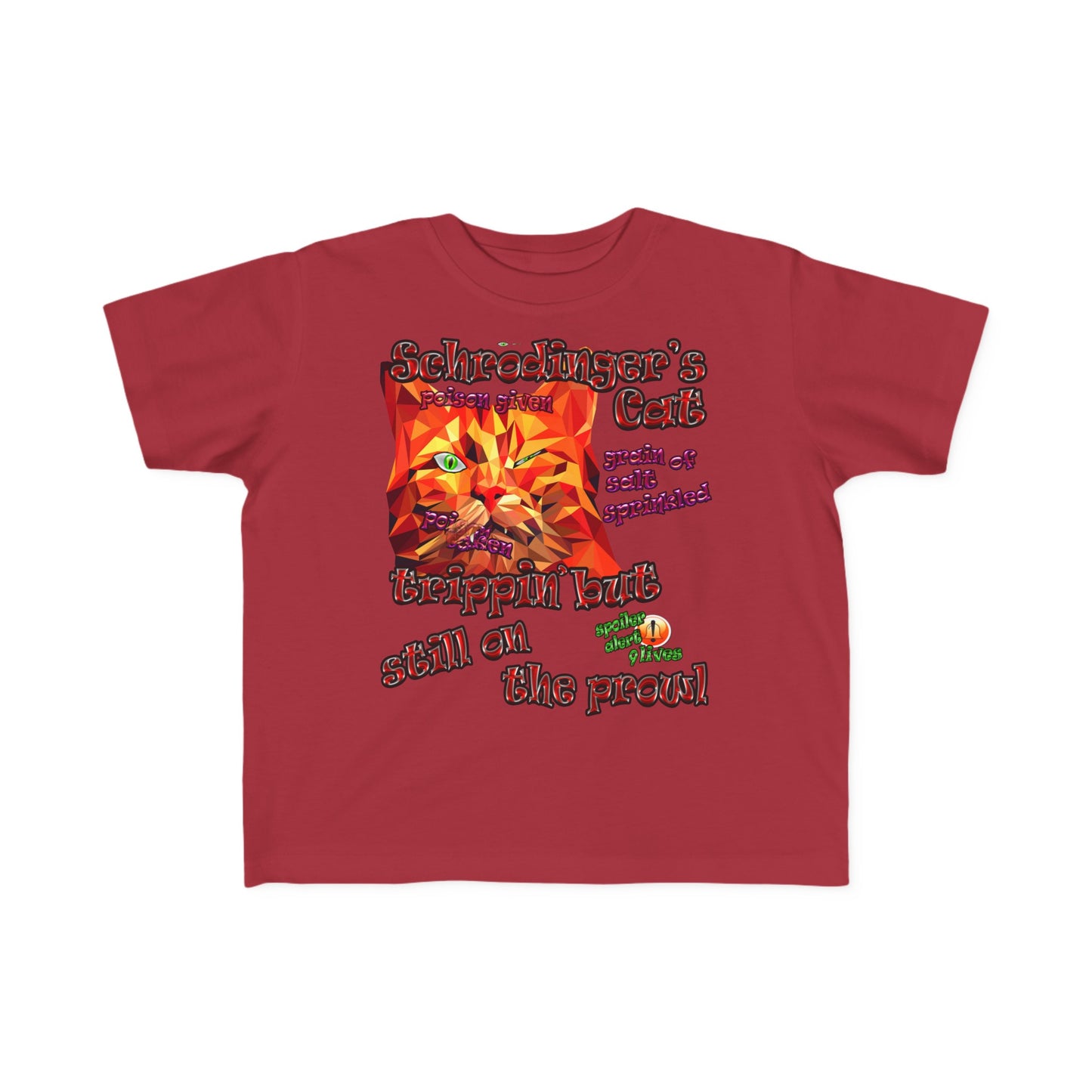 schrodinger's cat - Toddler's Fine Jersey Tee