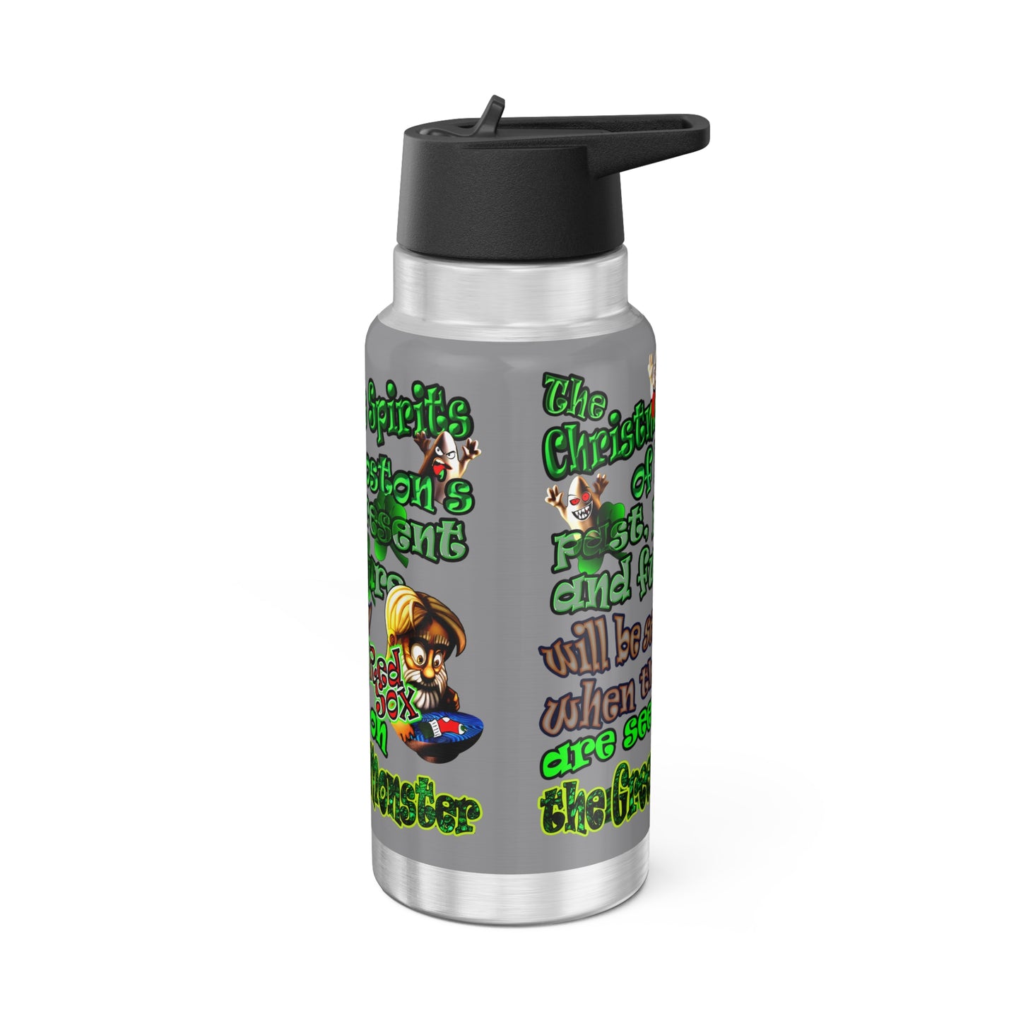 christmas spirits of boston - Gator Tumbler, 32oz (grey)