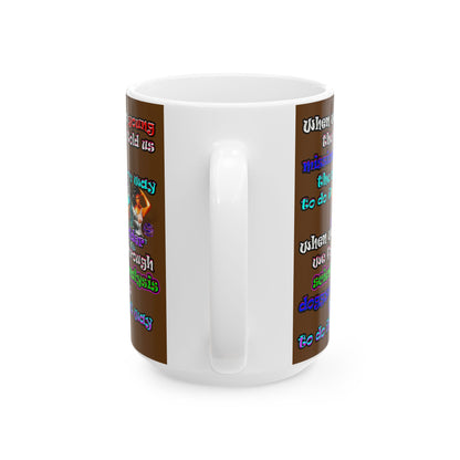 doggystyle - White Mug (brown)