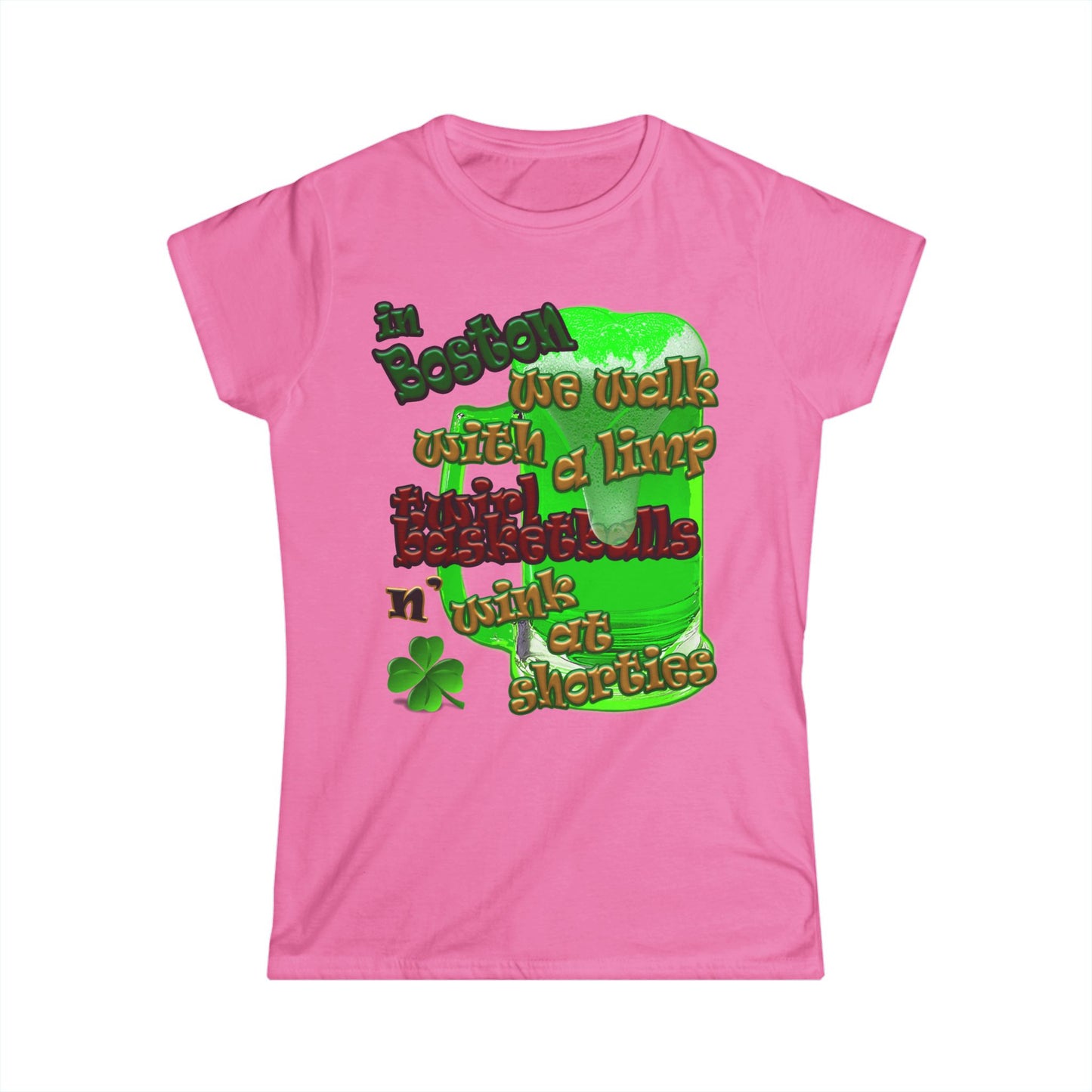 celtics logo - Women's Softstyle Tee