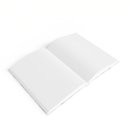 defy conquer reach - journal-blank (white marble)