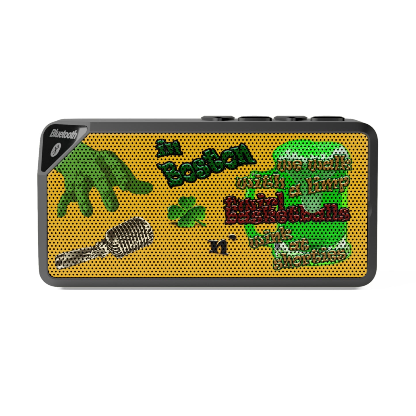 celtics logo - Jabba Bluetooth Speaker (yellow)