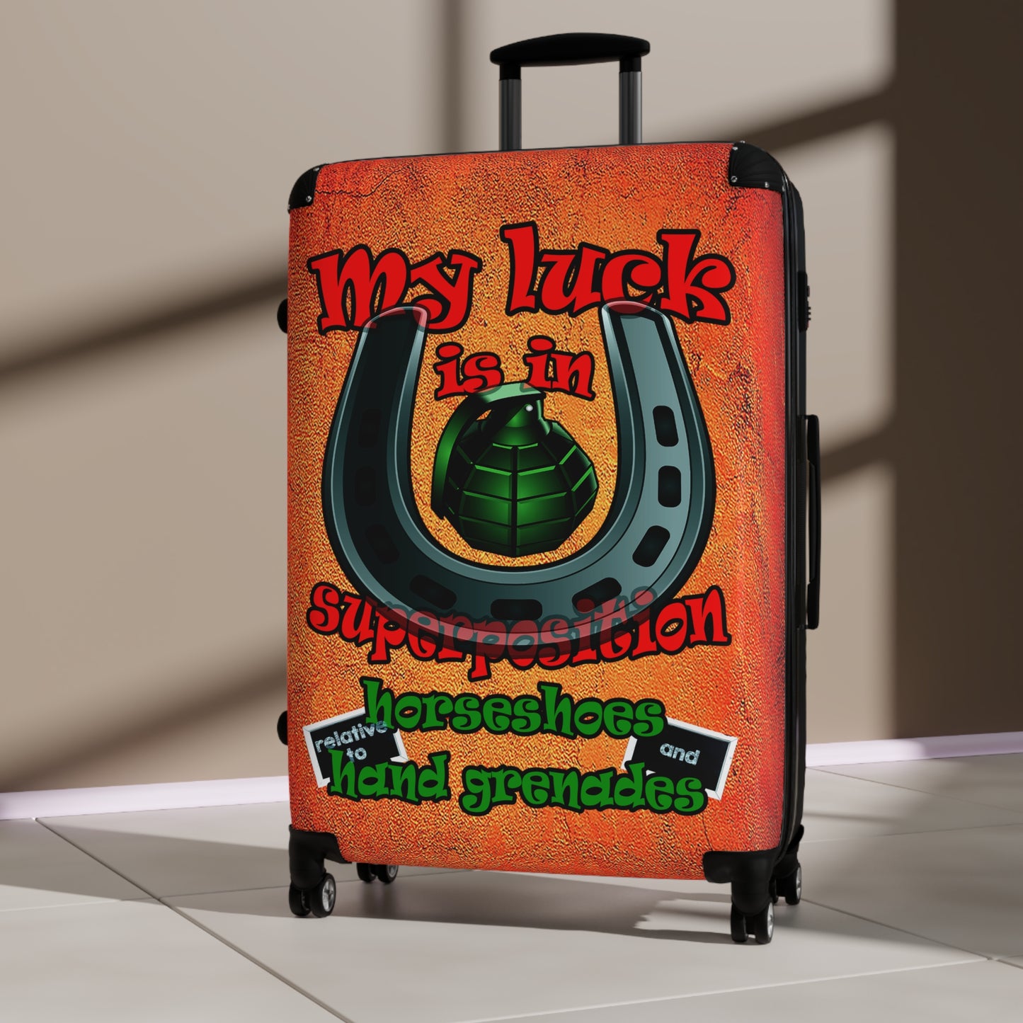 my luck - Suitcase (burnt orange)