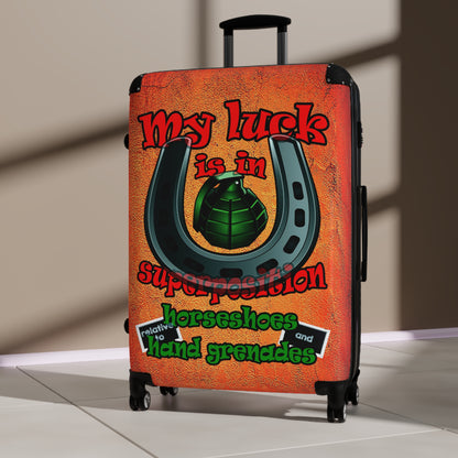 my luck - Suitcase (burnt orange)