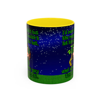 turtle race - Accent Mug ('snoops' background)