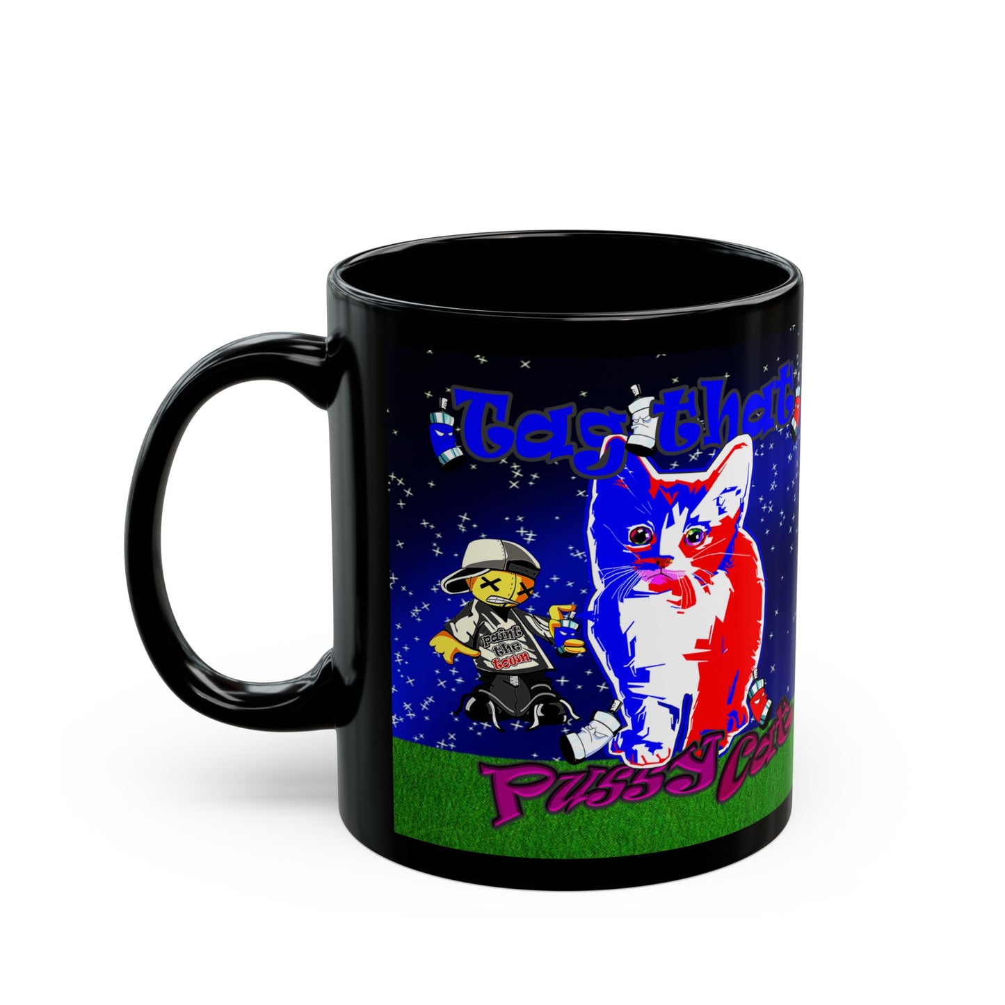 tag that - Black Mug ('snoops' background)