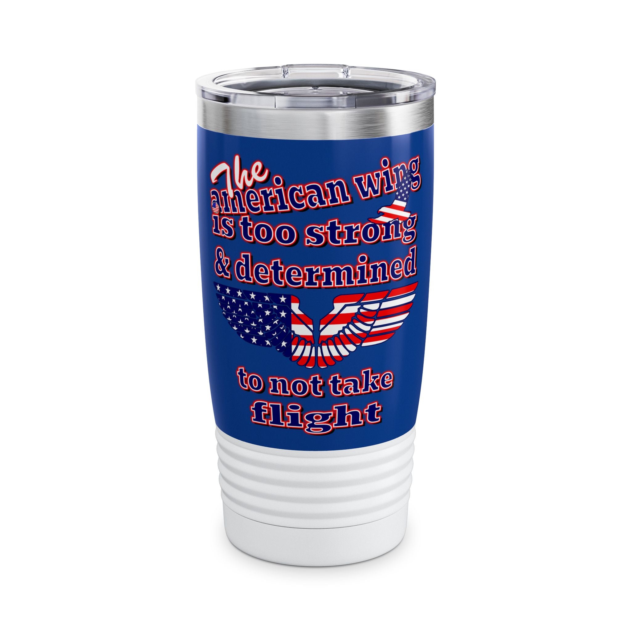 american wing - Ringneck Tumbler, 20oz (dark blue)