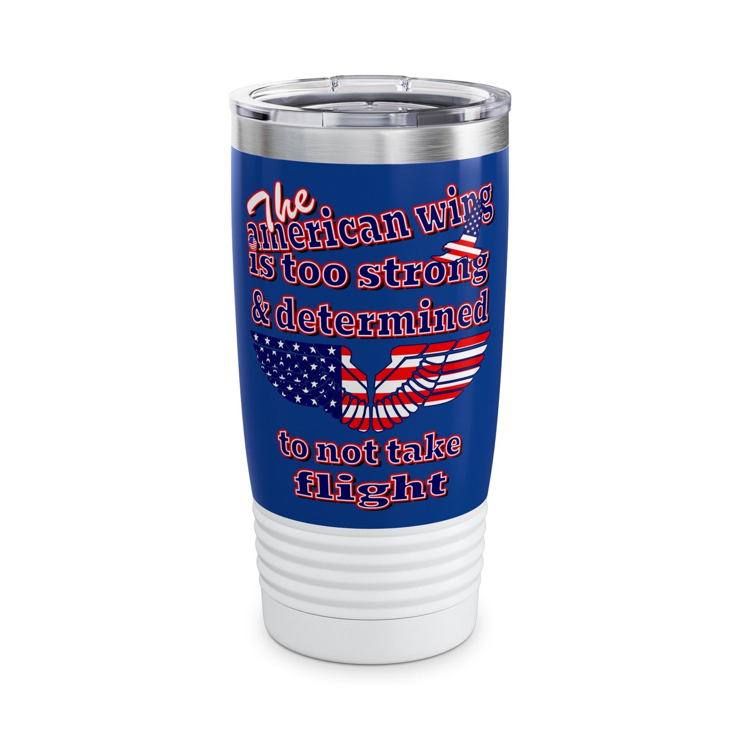 american wing - Ringneck Tumbler, 20oz (dark blue)