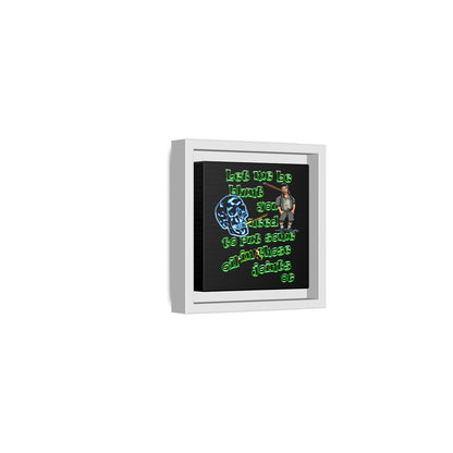 og - framed canvas art (black)