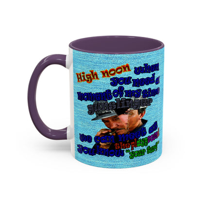 high noon - Accent Mug (faded blue)