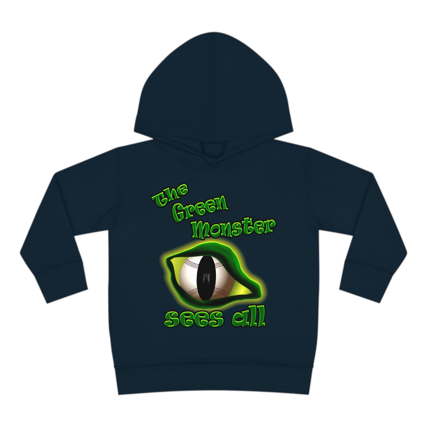 green monster - Toddler Pullover Fleece Hoodie
