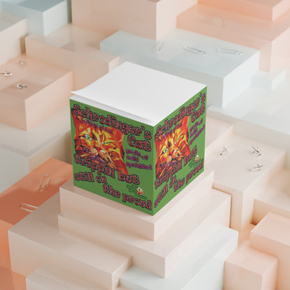 schrodinger's cat - note cube (green)