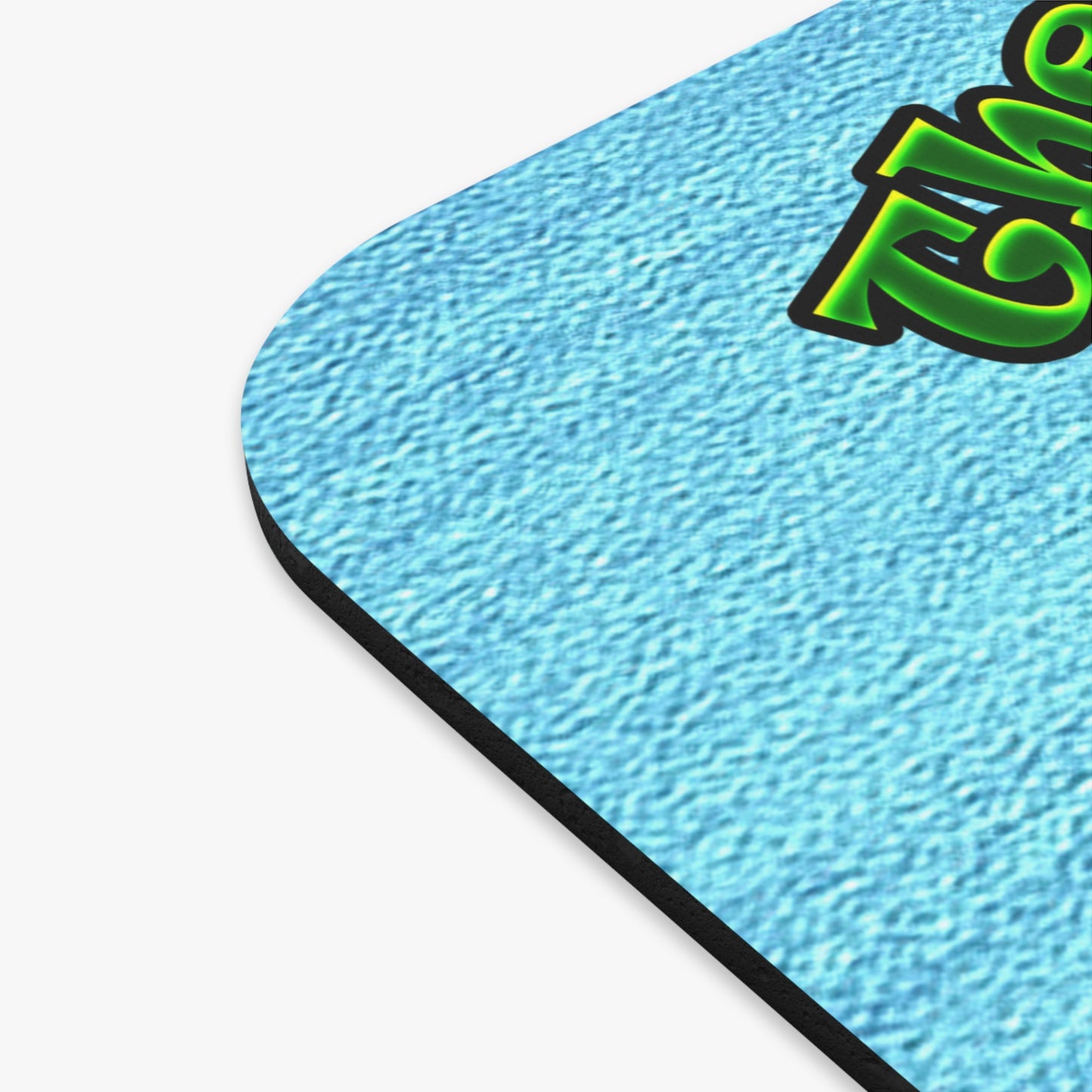 green monster - Mouse Pad (Rectangle) (faded blue)