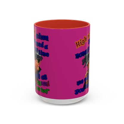 high noon - Accent Mug (pink)