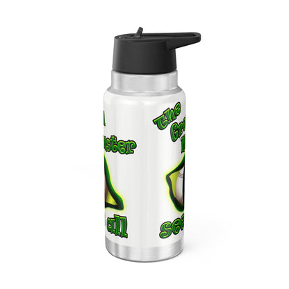 green monster - Gator Tumbler, 32oz (white)