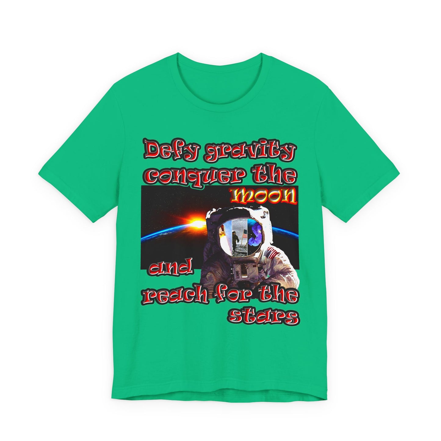 defy conquer reach - Unisex Jersey Short Sleeve Tee