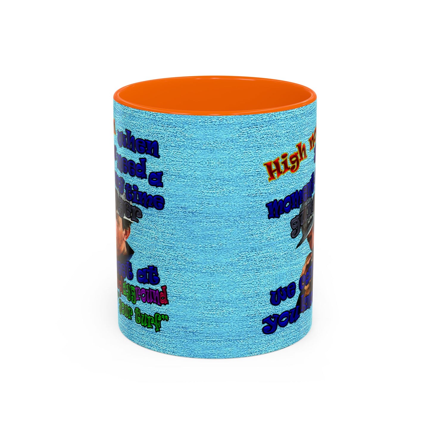 high noon - Accent Mug (faded blue)