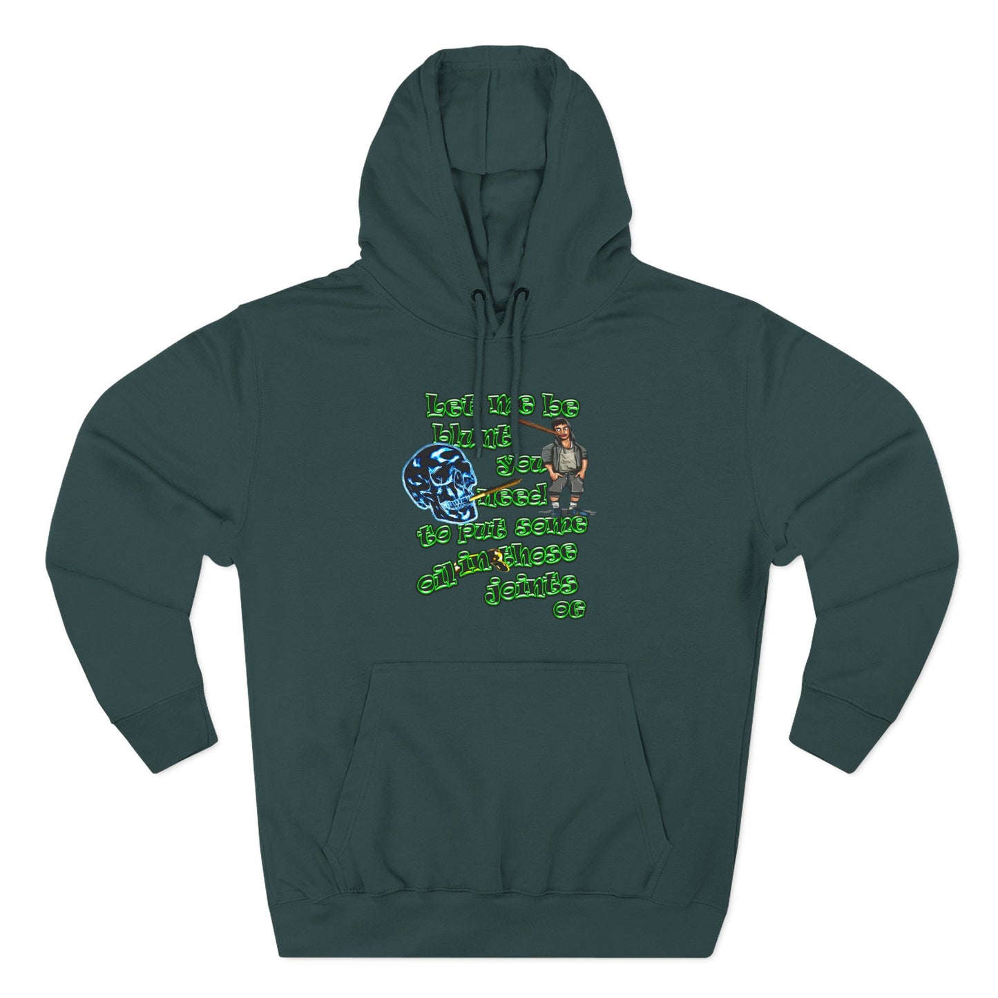og - Three-Panel Fleece Hoodie