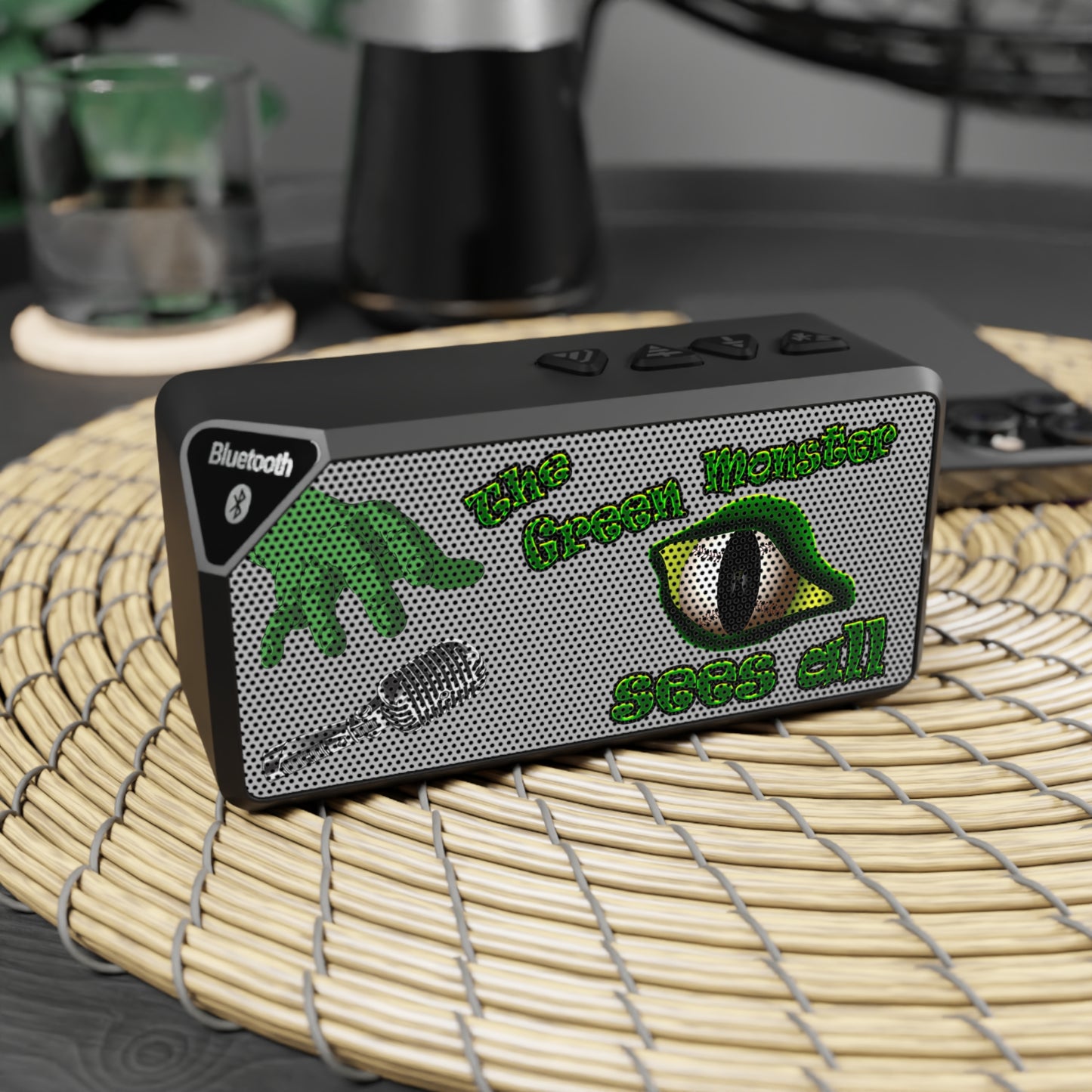 green monster - Jabba Bluetooth Speaker (light grey)