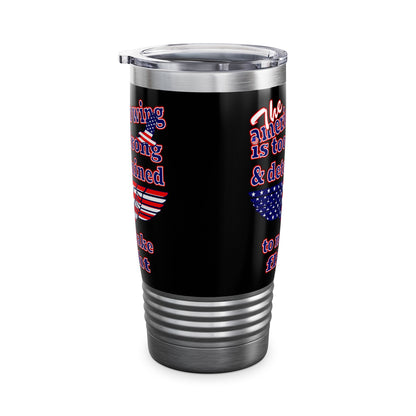 american wing - Ringneck Tumbler, 20oz (black)