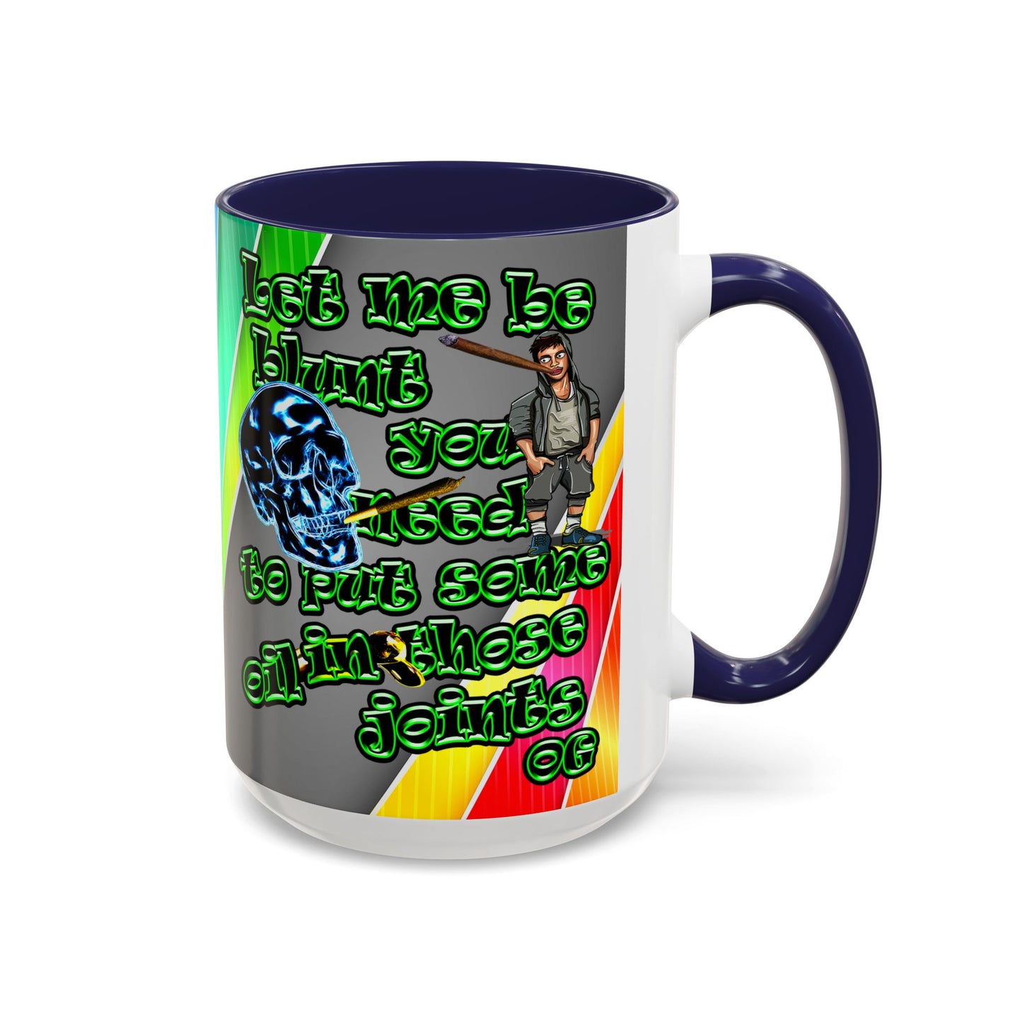 og - Accent Mug (rainbow split)