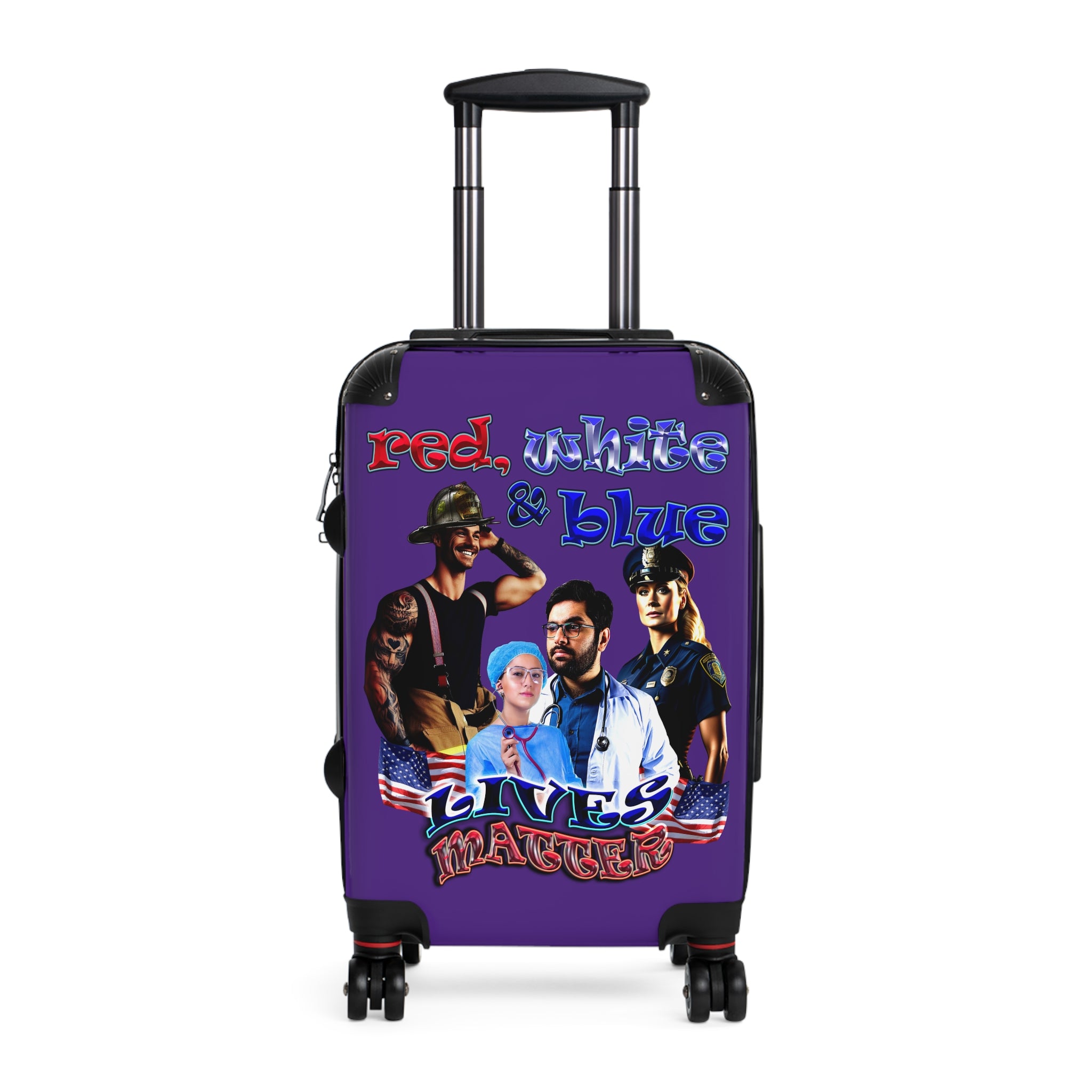rw&b lives matter - Suitcase (purple)