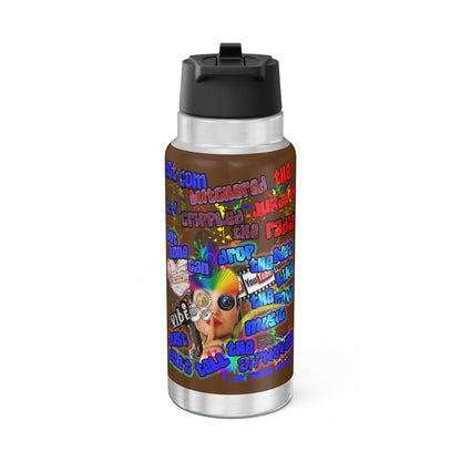 drop the beat - Gator Tumbler, 32oz (brown)