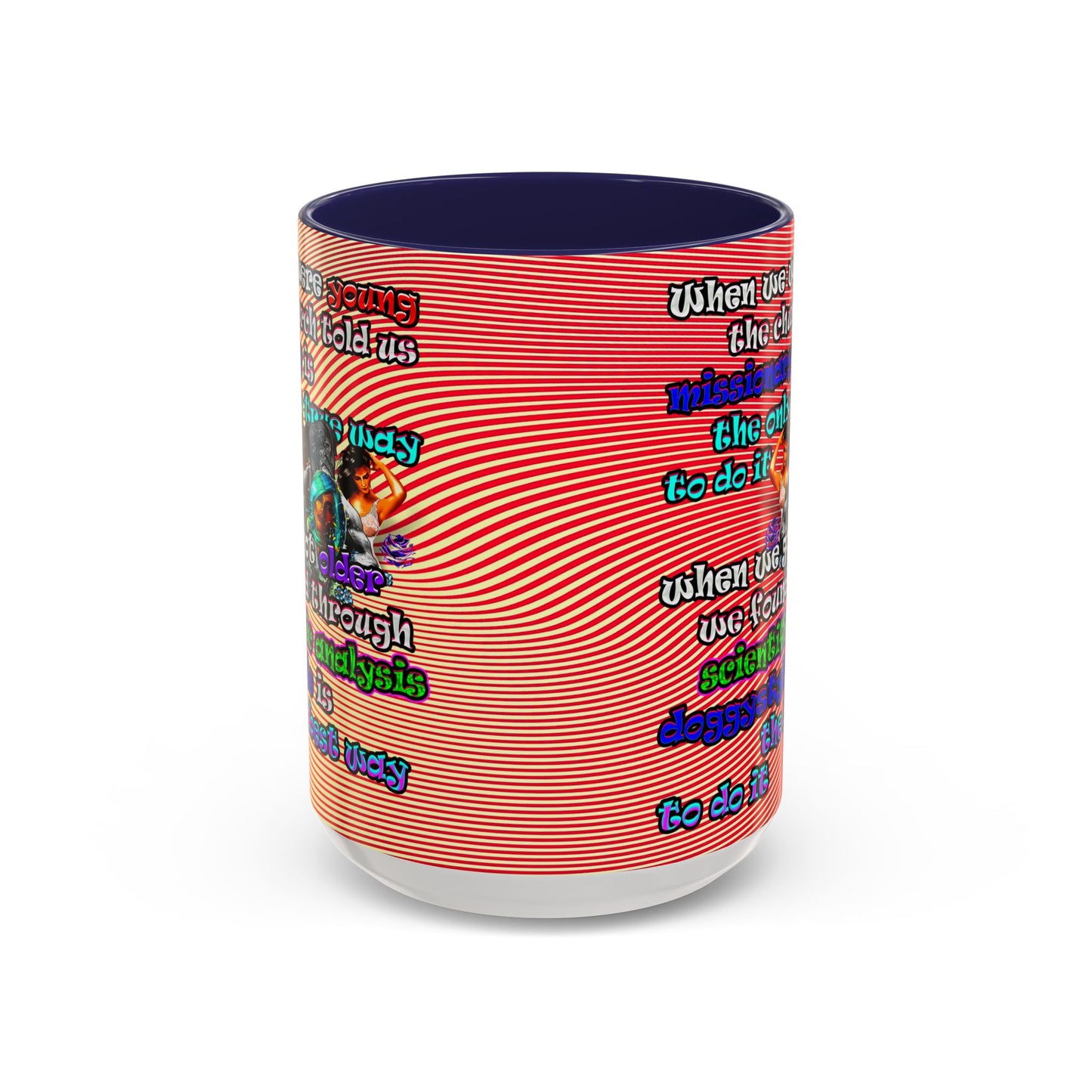 doggystyle - Accent Mug (yellow-orange wave)