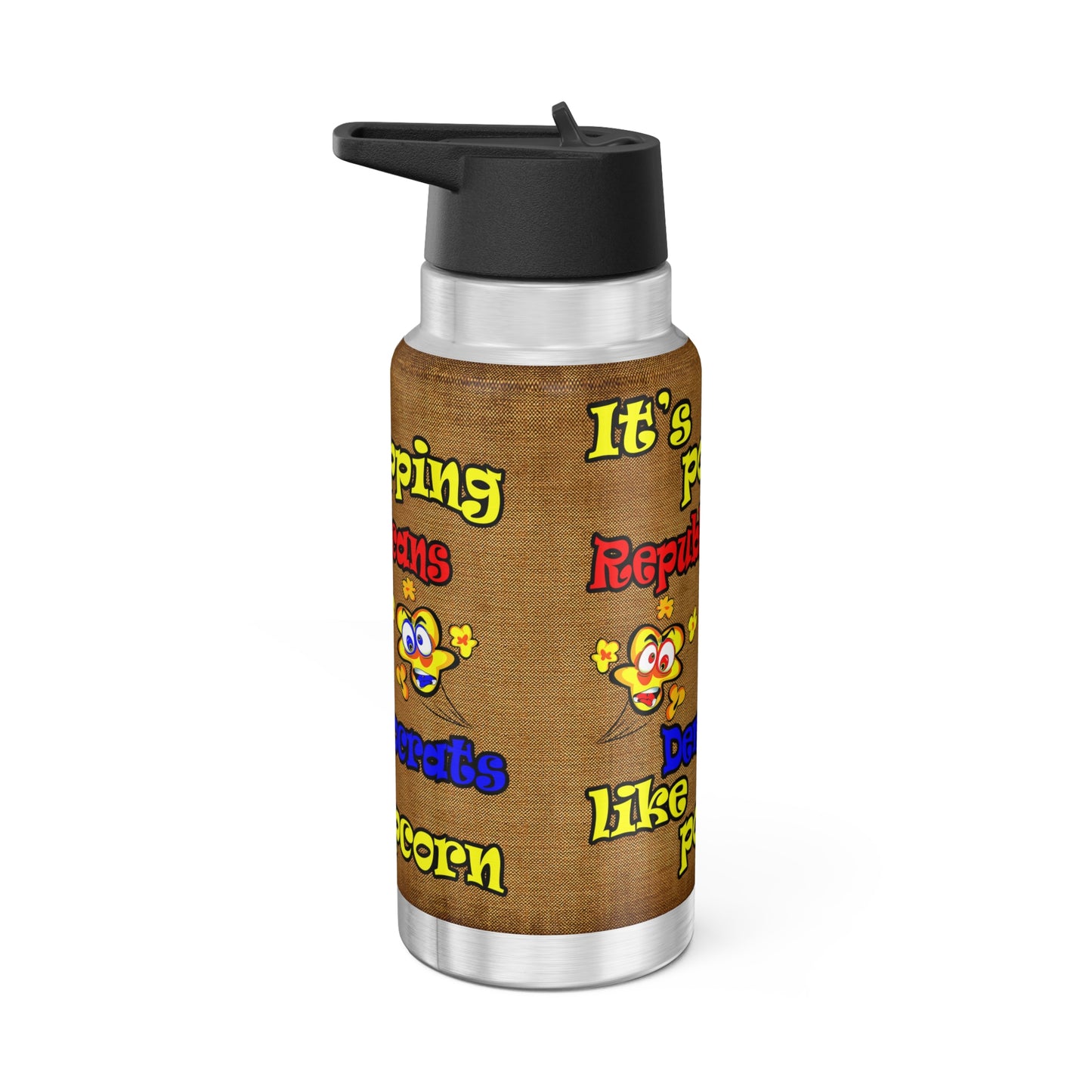 popping like popcorn - Gator Tumbler, 32oz  (brown papyrus)